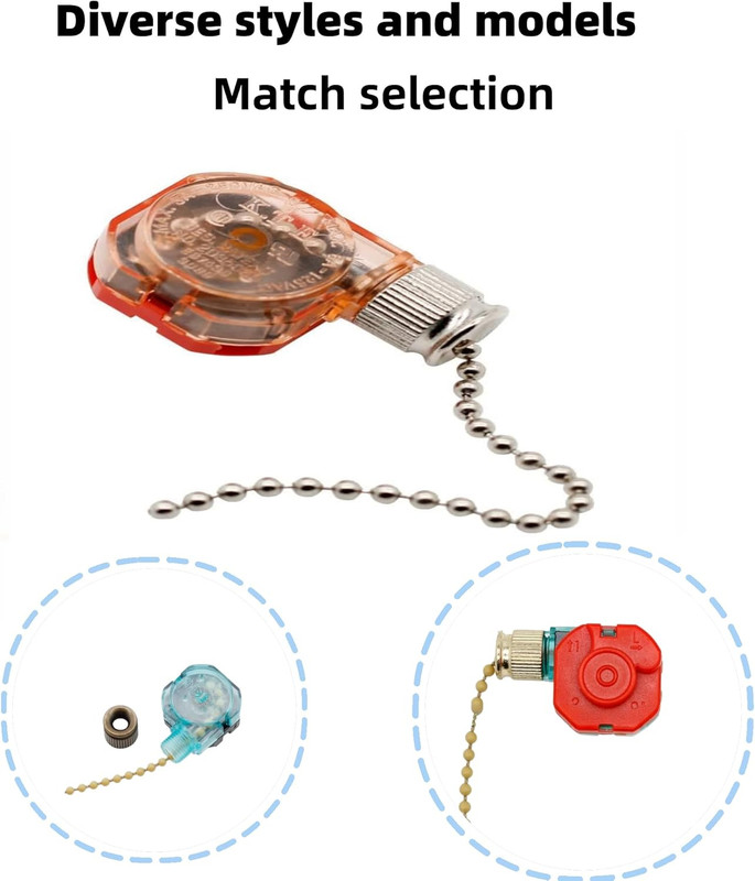 Home Ceiling Fan Light Lamp Replacement Parts 3position 4 Wire Pull Chain Contro gallery