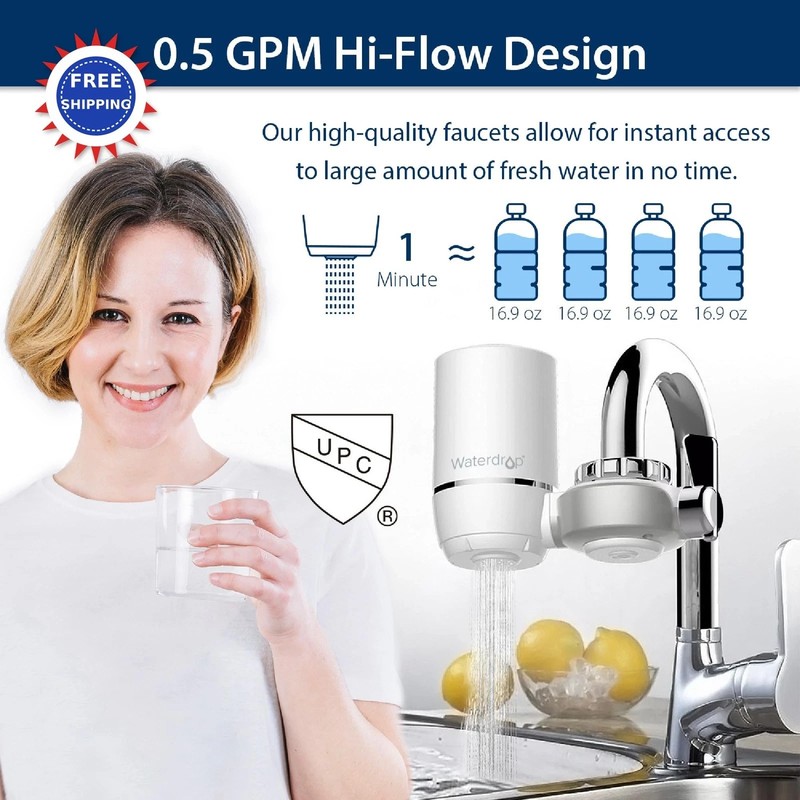 Waterdrop Replacement Filter Pack 3 Reduces Chlorine Taste Odor 9 Months gallery