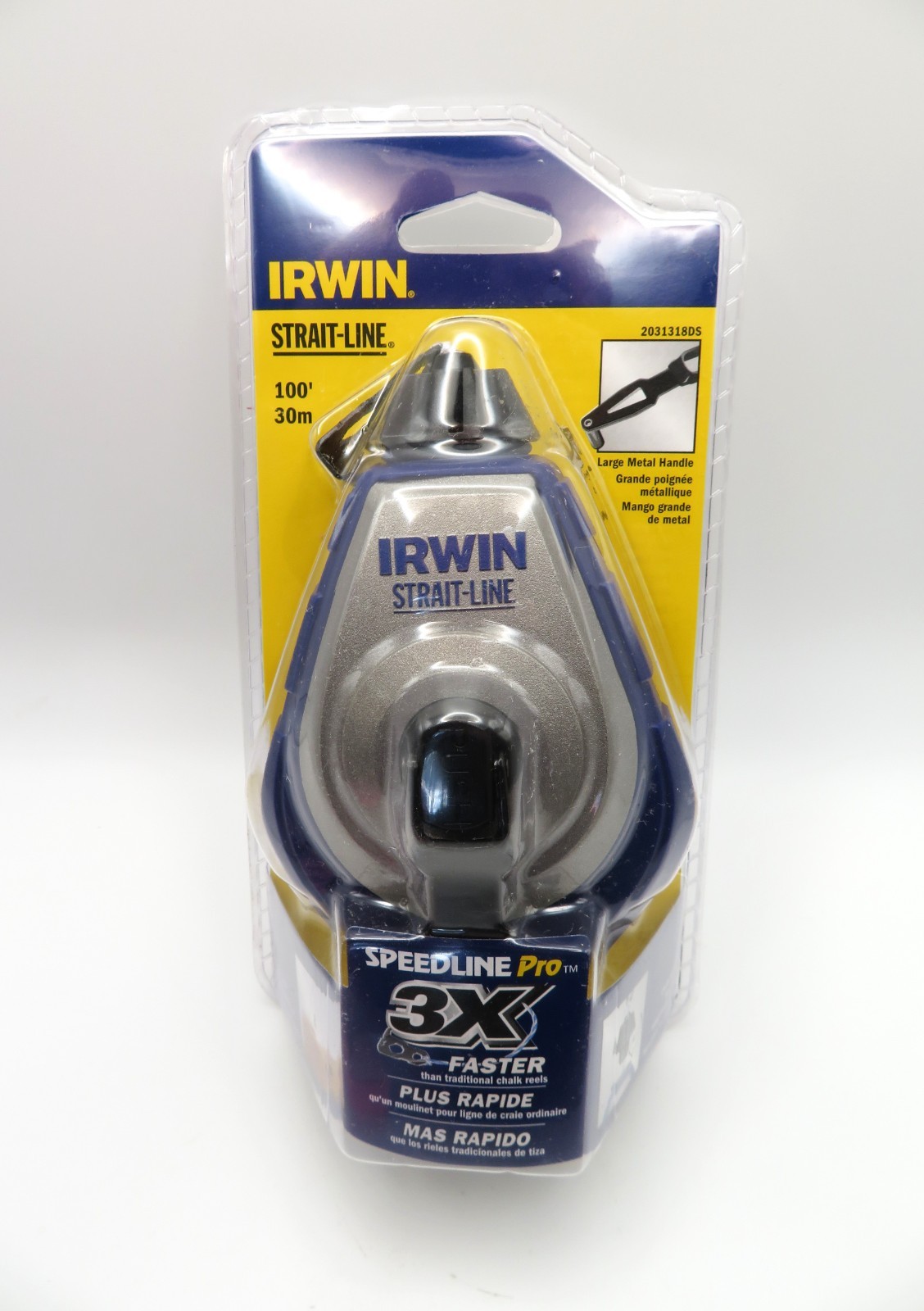 Irwin Strait-Line Speedline Pro 3X Chalk Reel, 100' gallery