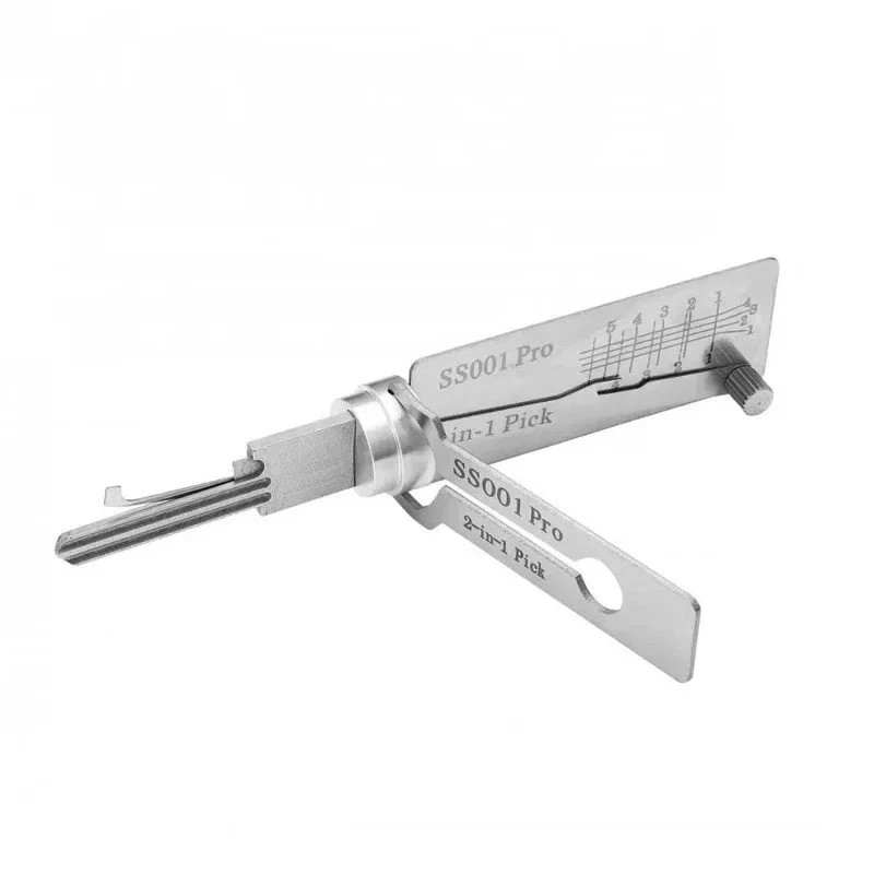 Hook And Pickup Tool Kit 2 In 1 Portable Lock Picking Set Ergonomic Handle** gallery