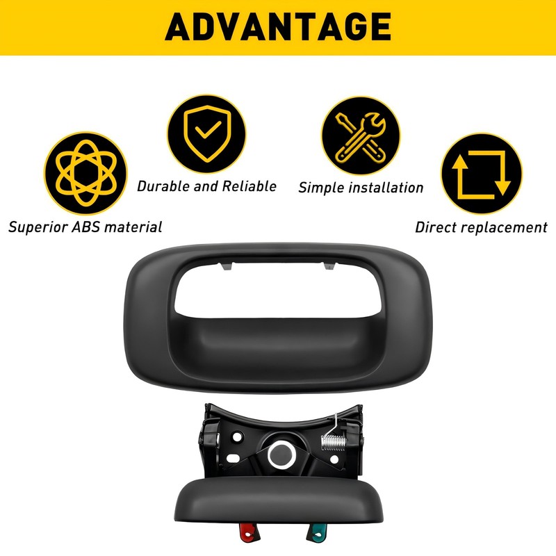 Tailgate Latch Handle&Bezel for Chevrolet Silverado 1500 GMC Sierra 1500 99-06 gallery