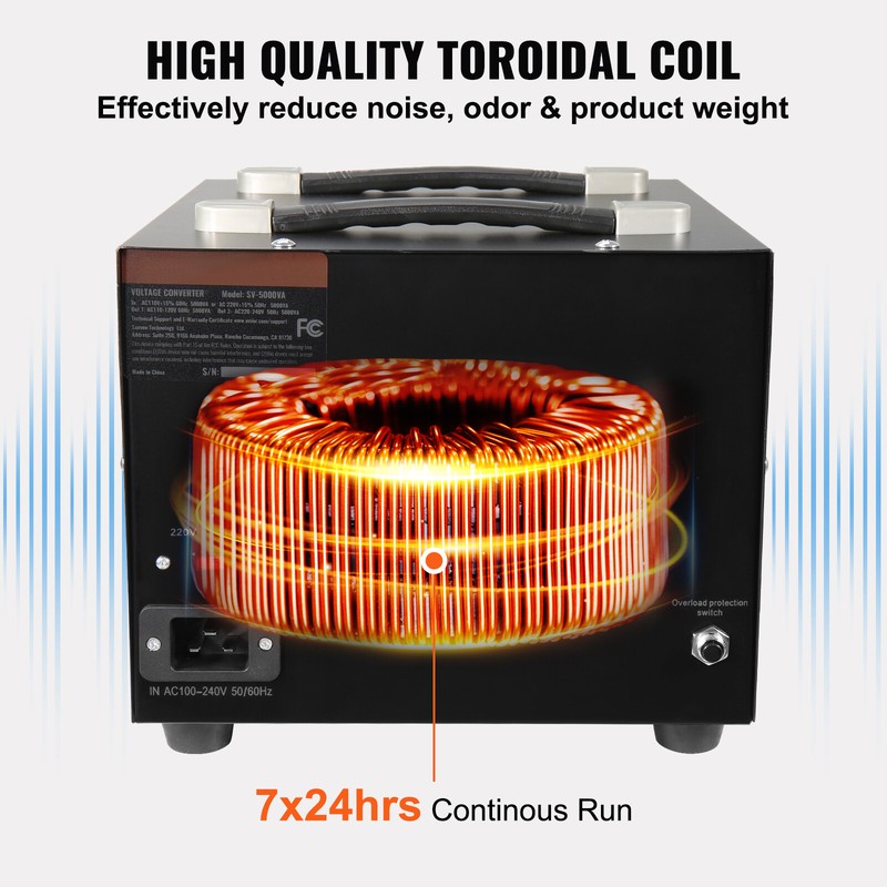5000W Voltage Converter Transformer Step Up/Down 220V-110V /110V-220V CE gallery