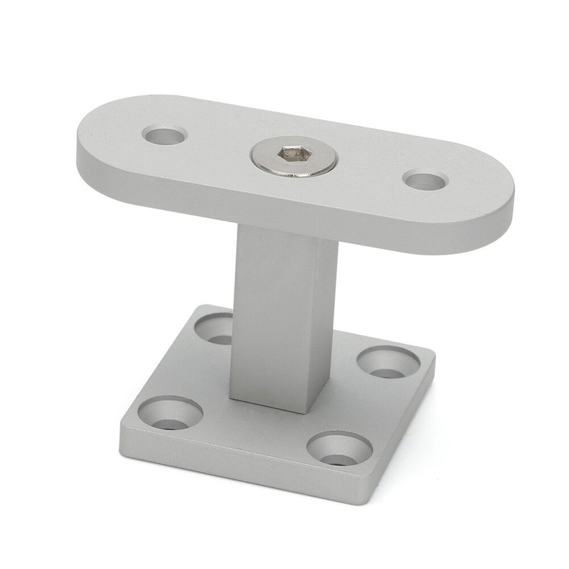 Modern Straight Handrail Bracket Adjustable Square Hand Rail Bracket Aluminum gallery