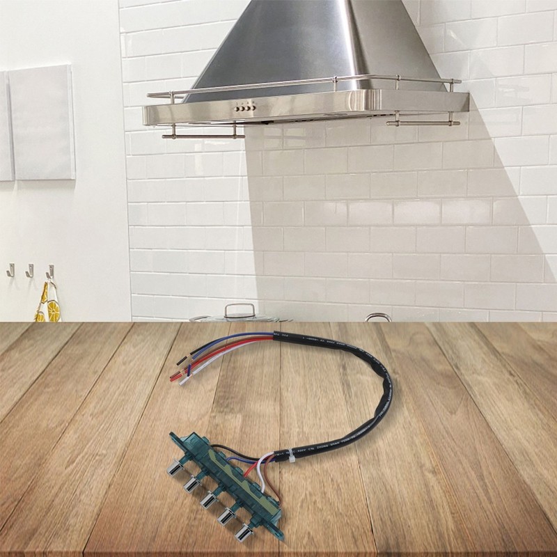 Range Hood Switch 5 Button Replacement, Universal Control Panel for Kitchen gallery