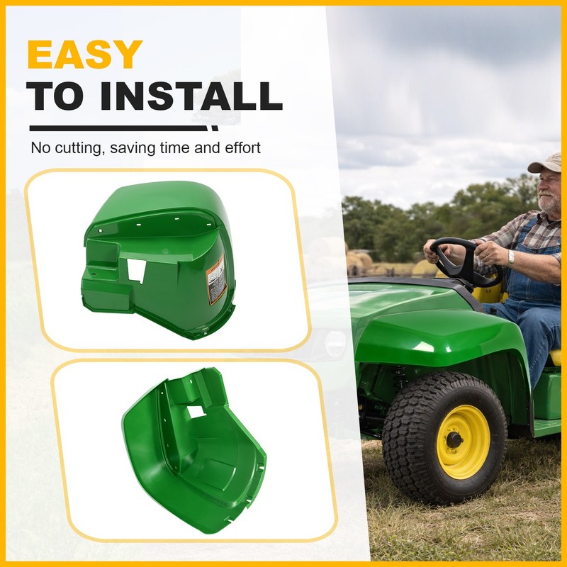 Green Front Left+Right Fender For John Deere Gator 4X2 6X4 #AM125669 M113113 gallery