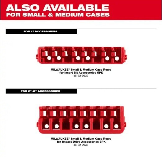 Milwaukee Customizable Small Compact Case for Impact Driver Accessories gallery