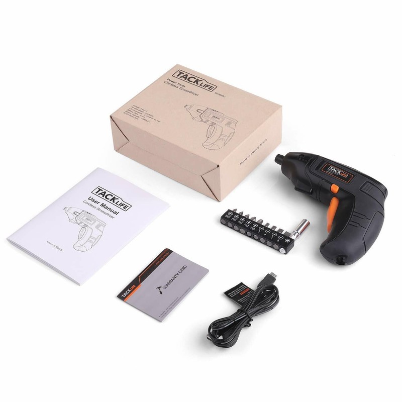 Electric Screwdriver, Tacklife Cordless Screwdriver Rechargeable 1500 mAh Li-on gallery