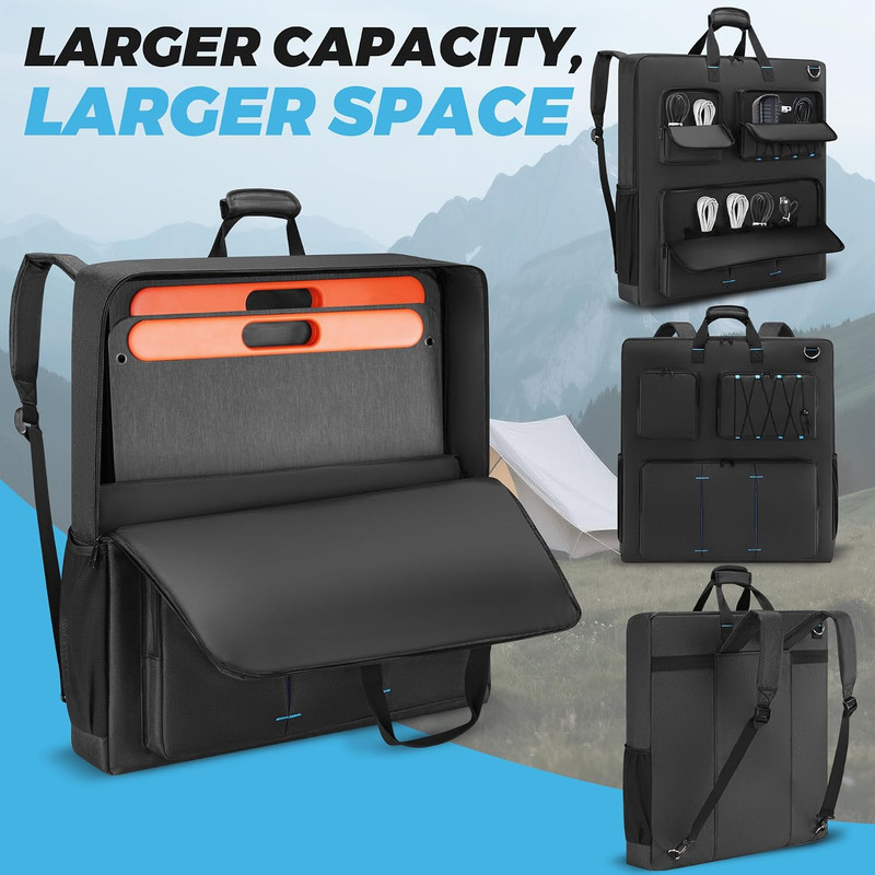 Solar Panel Storage Bag Compatible with Jackery Solarsaga 100W 100X 200W/ GRECEL gallery