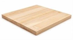 24 in. x 24 in. x 1.5 in. Solid Maple Butcher Block Countertop