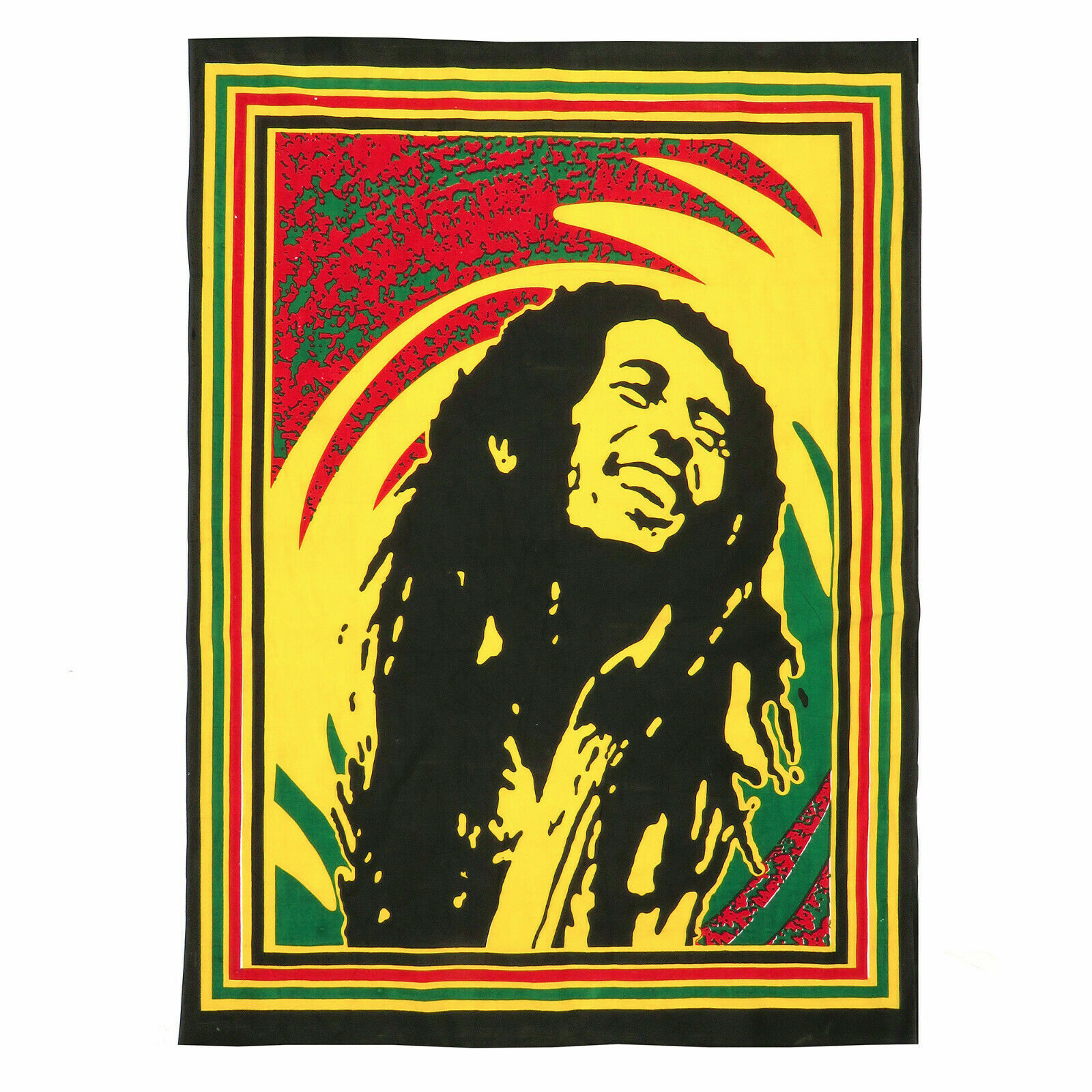 Bohemian Hippie Poster Wall tapestry Bob Marley Music Small Wall Art Tapestries gallery