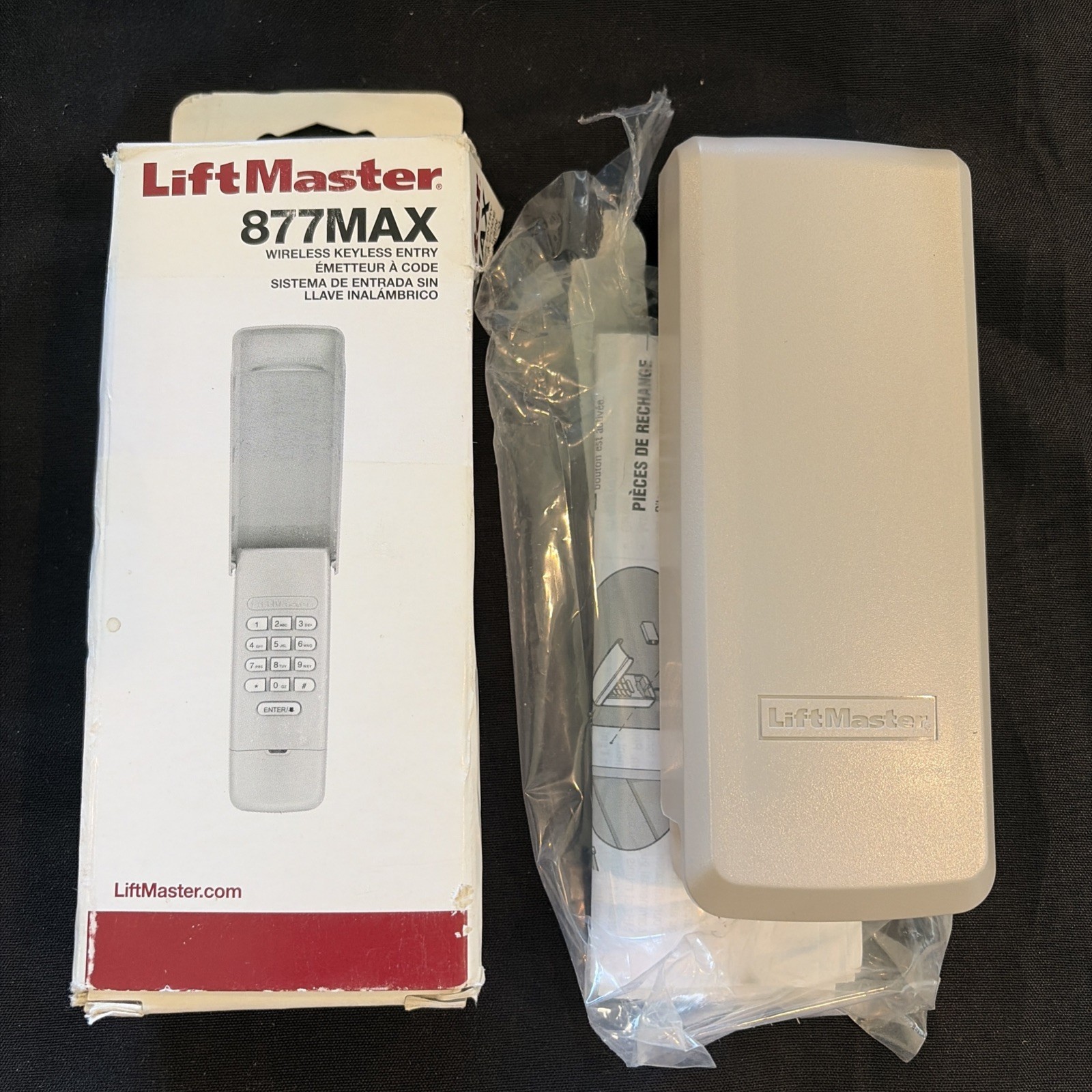 LiftMaster Wireless Keypad 878MAX/877MAX Garage Door Opener gallery