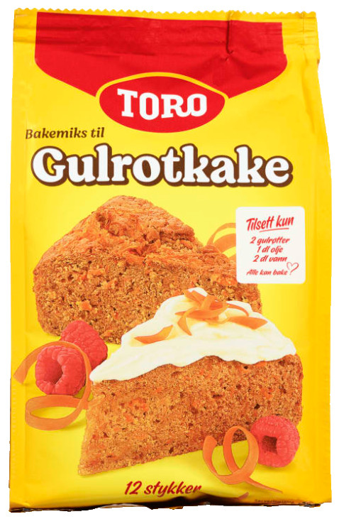 Carrot cake Baking Mix ( Toro gulrotkake ) 396g gallery