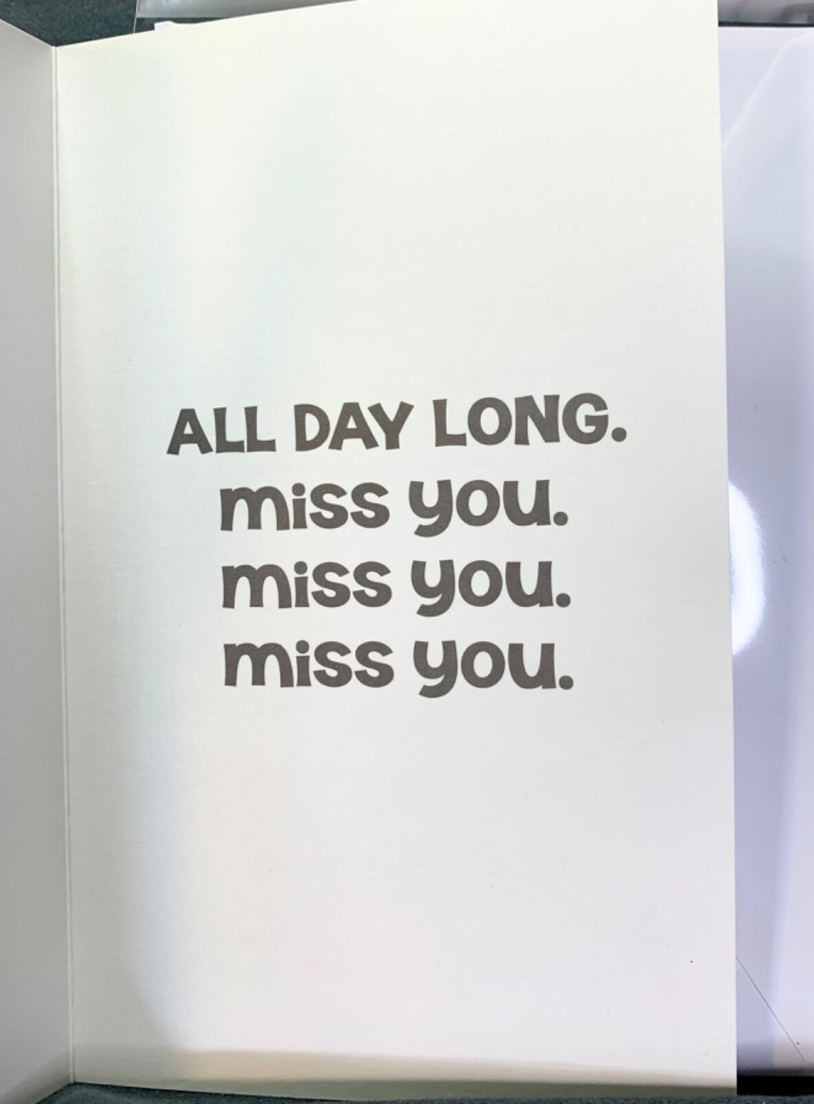 Missing You Card! Miss You Sweet Message for Someone Special gallery
