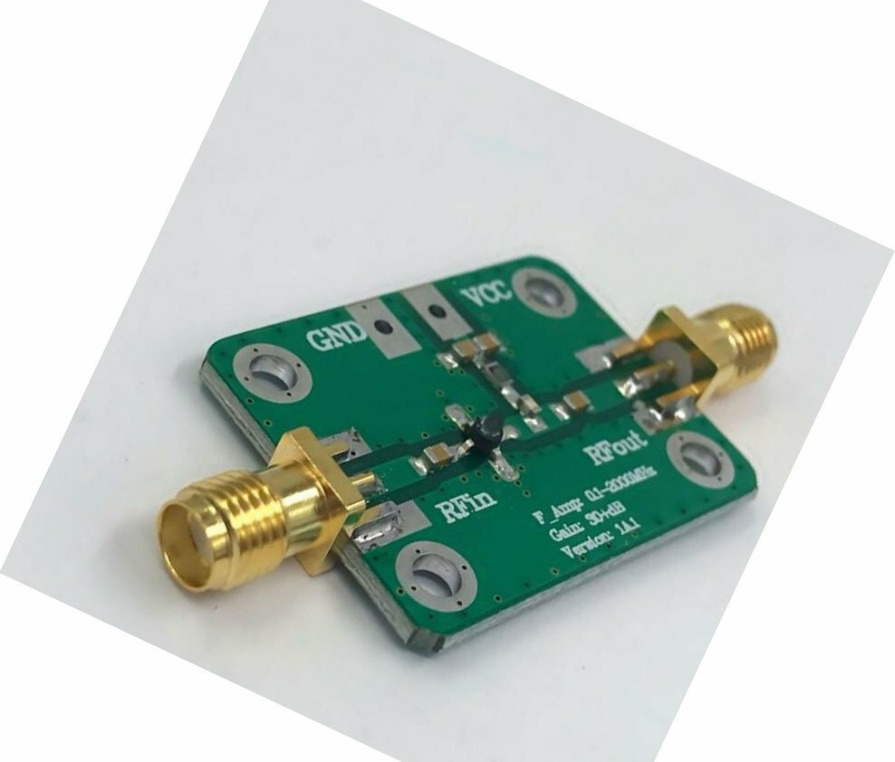 2pcs 0.1-2000MH?€?z RF Wideband Amplifier 30dB low-noise LNA Receiver gallery