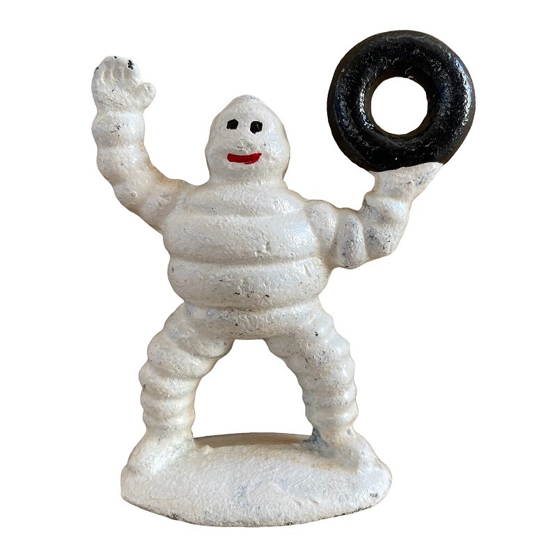 Michelin Man Standing Model Cast Iron 9x6.5cm - Man Cave Bar Pub Club Garage gallery