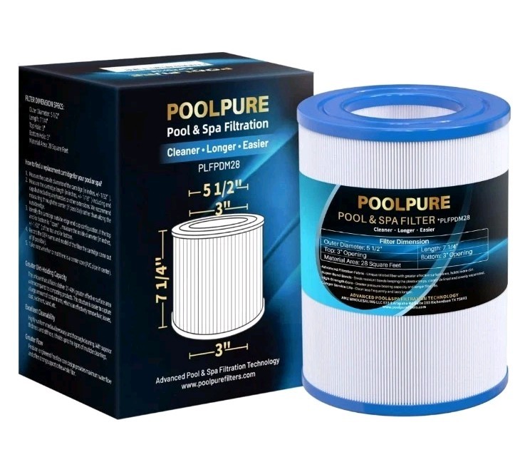 POOLPURE PDM28 Spa Filter Replaces Aquarest Dream Maker 461273 Hot Tub Filter gallery