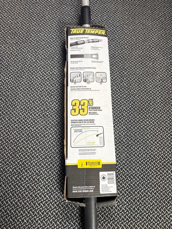 True Temper 17 ft. Telescoping Roof Rake with 24 in. Head gallery