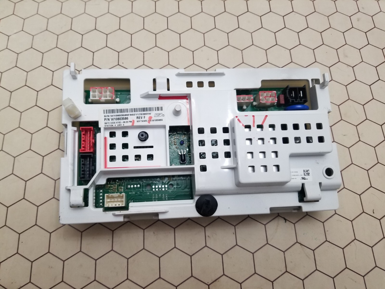 OEM Whirlpool Washer Main Control Board W10803586 Rev F W10916478 W11116590 gallery