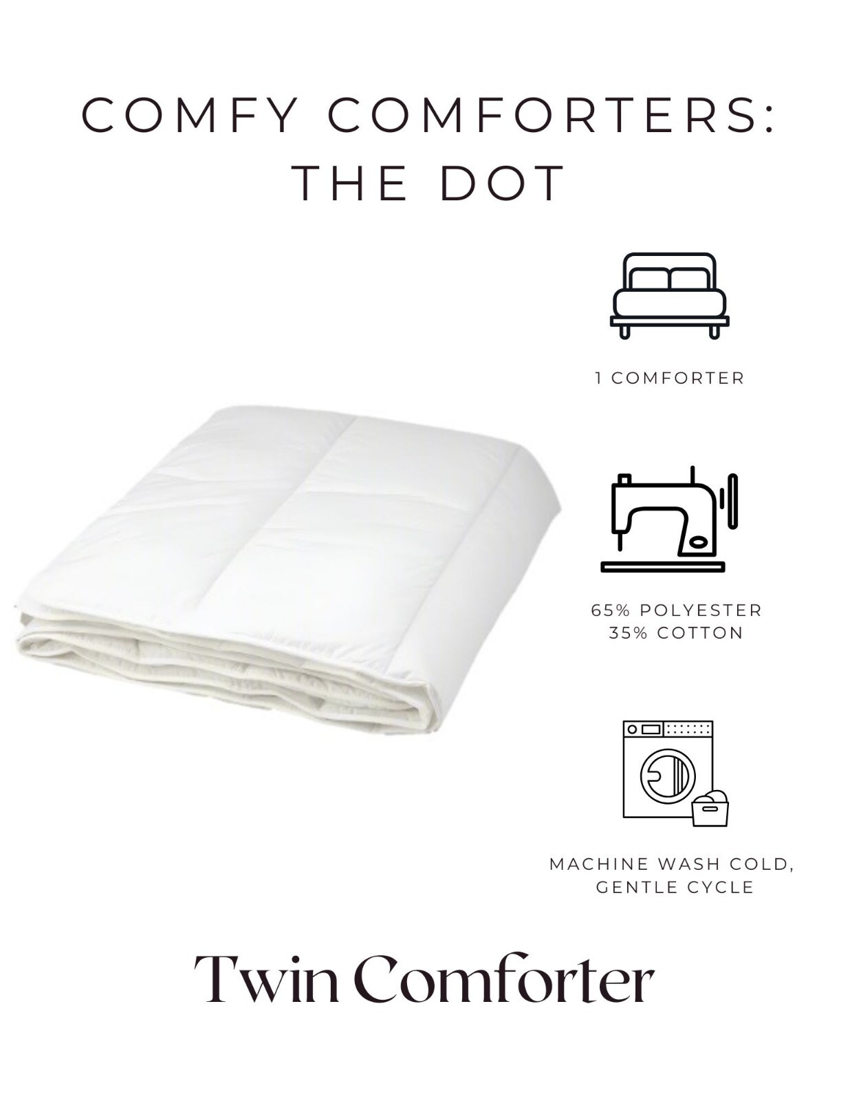 Comfy Comforter: The Dot - Extra Warm All-Season Comforter gallery