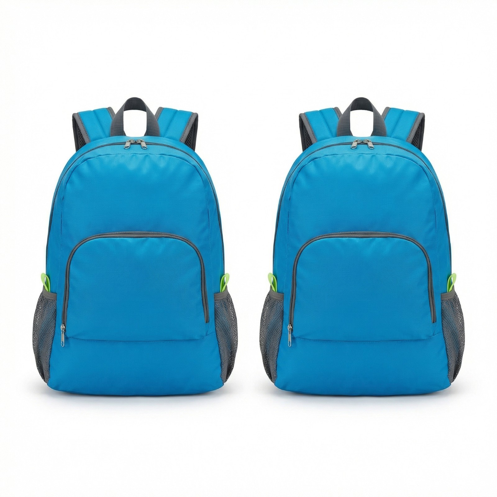 2 Pack Water-Resistant Lightweight Daypack,Foldable Travel Backpack