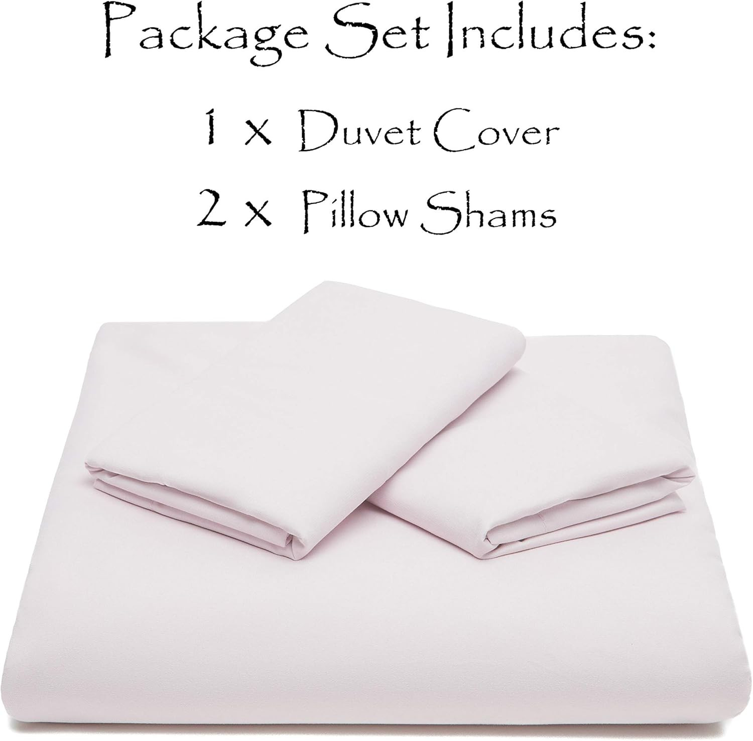 Premium Solid Duvet Cover Set - Duvet Cover (104” X 90”) & 2 Pillow Shams (20” X gallery