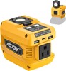 Power Inverter Compatible with Dewalt 20V Battery, DC 20V to AC 110V with LED gallery