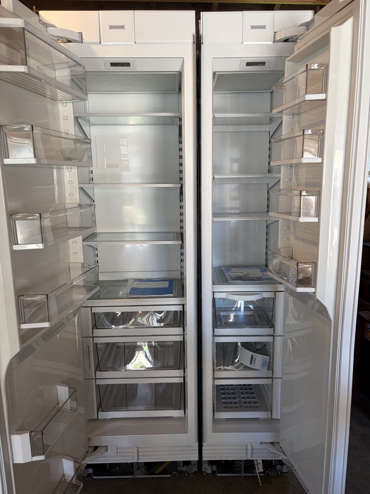 Sub-Zero 42" IC24/IC18FI Refrigerator Freezer Columns Custom Panel Ready gallery