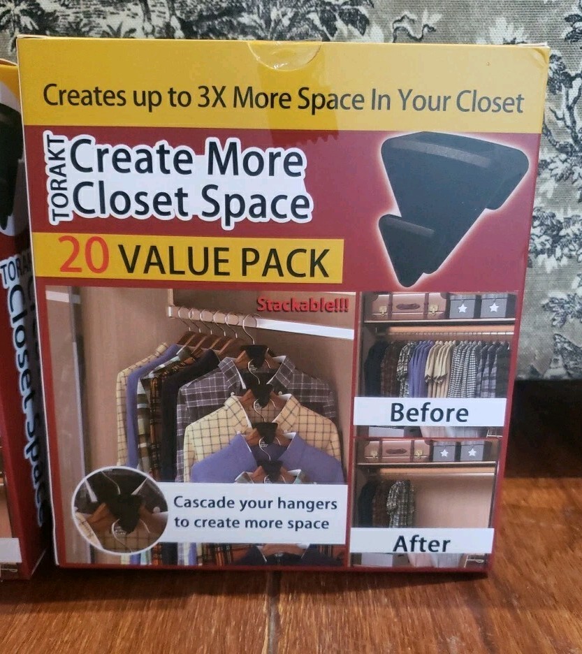 Torakt Create More Closet Space 40 Piece Total Value Pack BRAND NEW 2 Boxes gallery