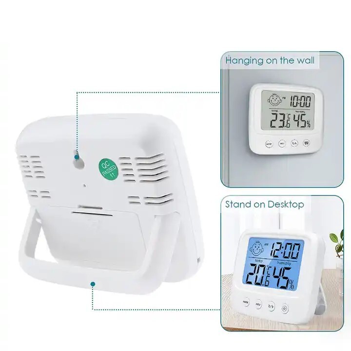 Digital Temperature Humidity Meter Home Indoor Electronic Hygrometer Thermometer gallery
