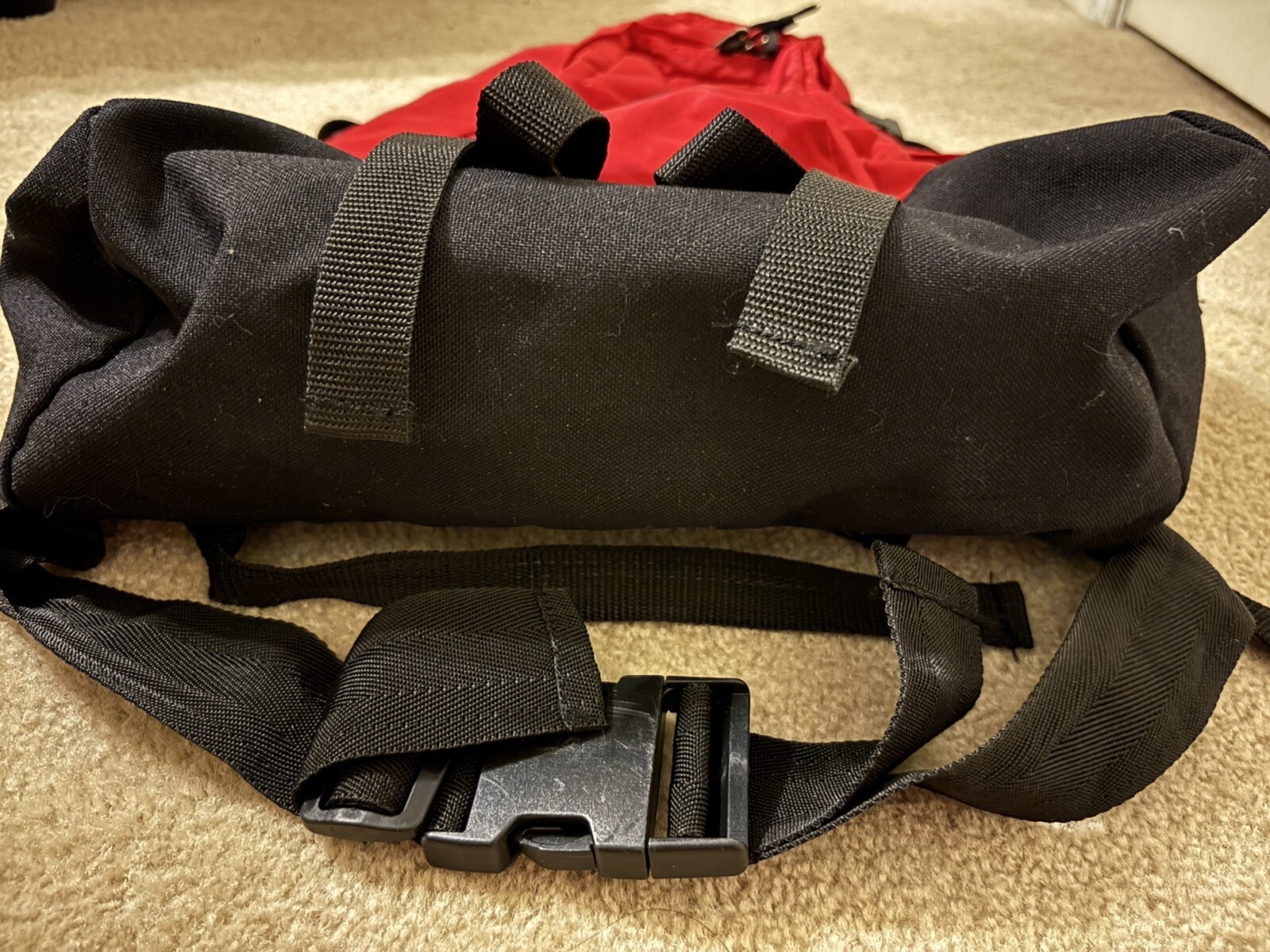 wilderness experience backpack red & Black 3
