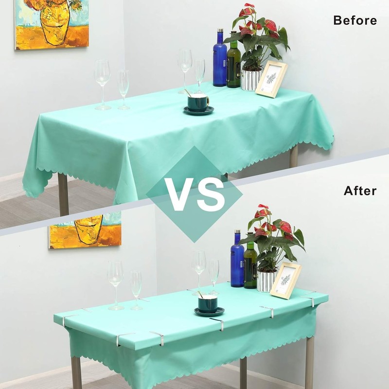 12 Pack Tablecloth Clips - Heavy Duty Picnic Table Clips, Stainless Steel Table gallery