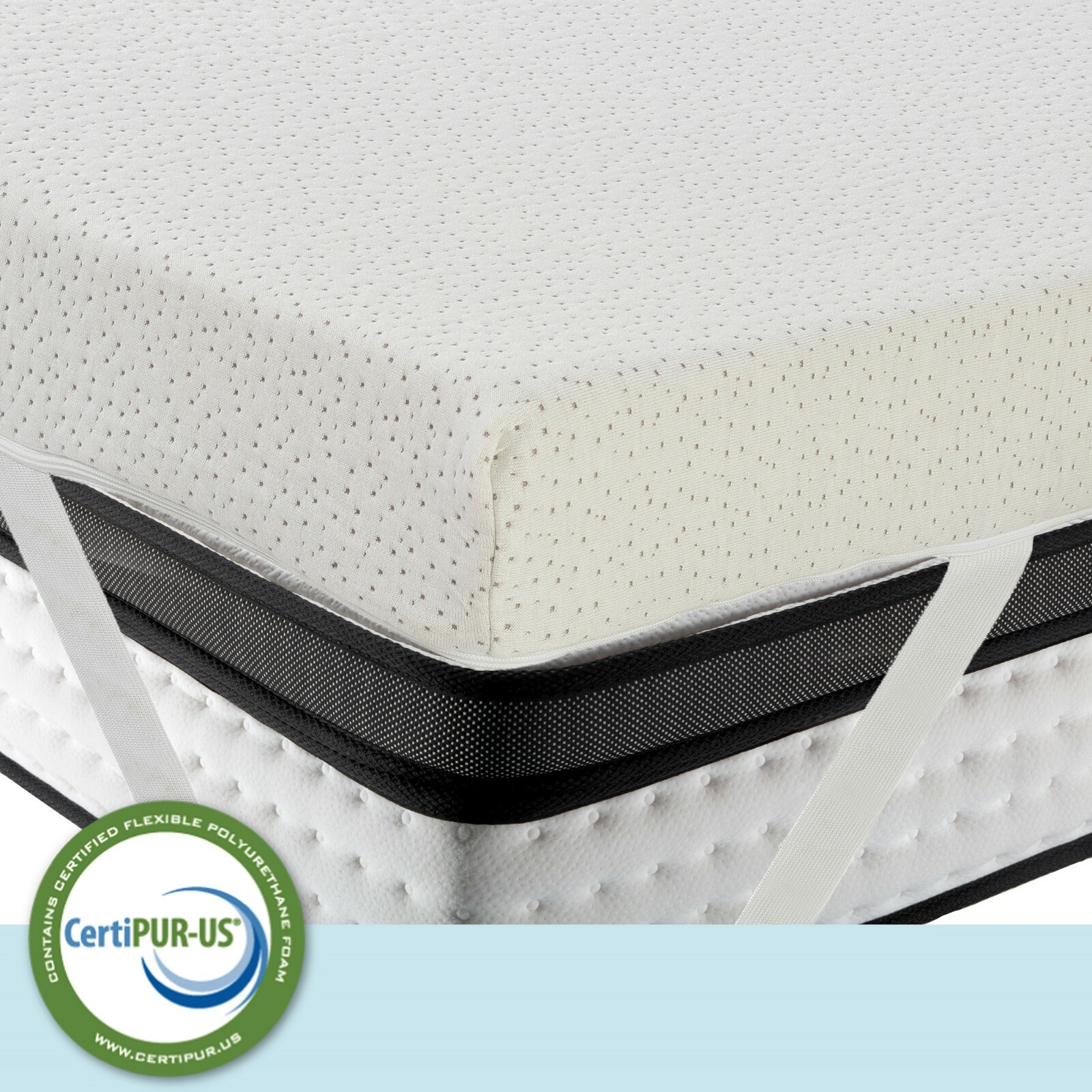 LuxyFluff 3-Inch Gel-Infused Memory Foam Mattress Topper, Bamboo Cooling Cover gallery