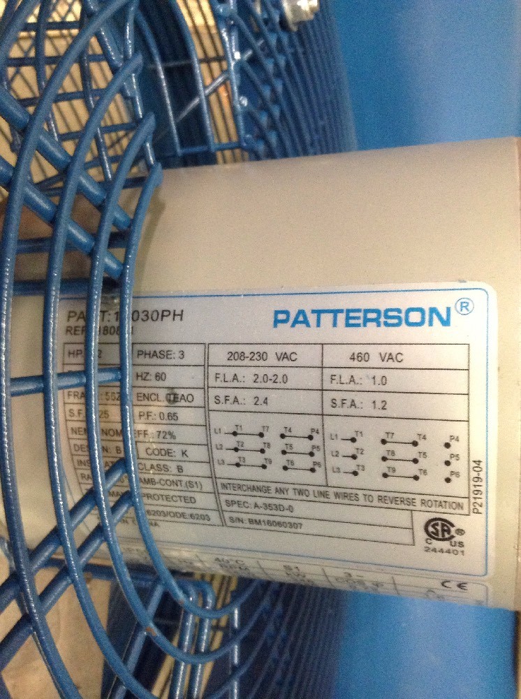 Patterson 22" Air Cannon/5570 cfm, H22B-CS gallery