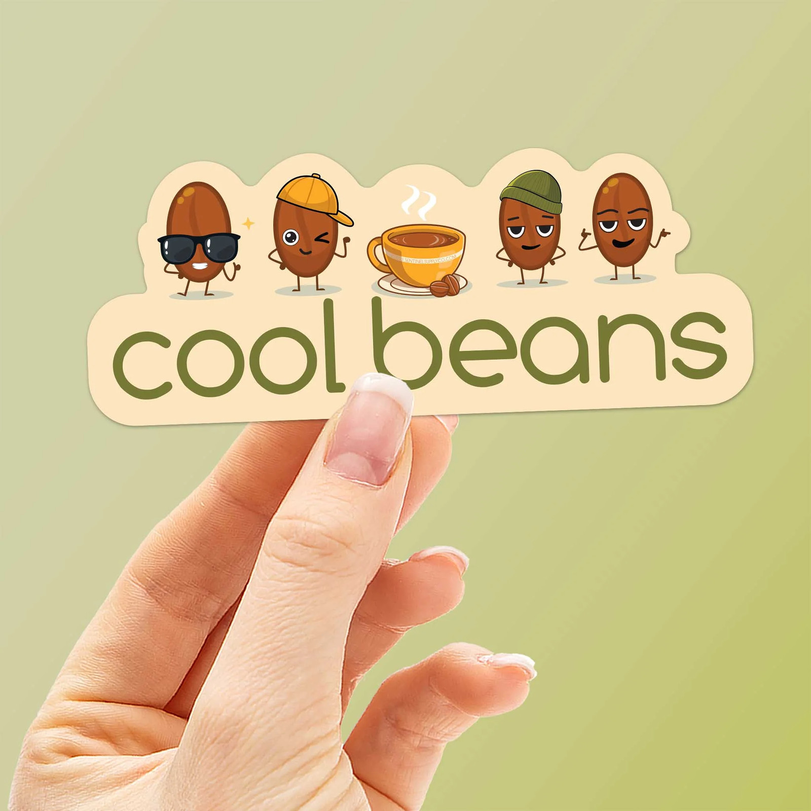 Cool Beans Coffee Sticker gallery