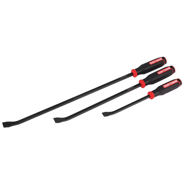 CRAFTSMAN Utility Pry Bar Set, 3 Piece, Includes 12”, 18” & 24” (CMMT98347) gallery