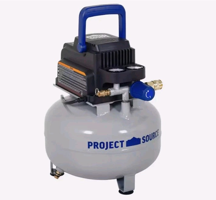 Project Source 3-Gallons Portable 110 PSI Pancake Air Compressor - NEW gallery