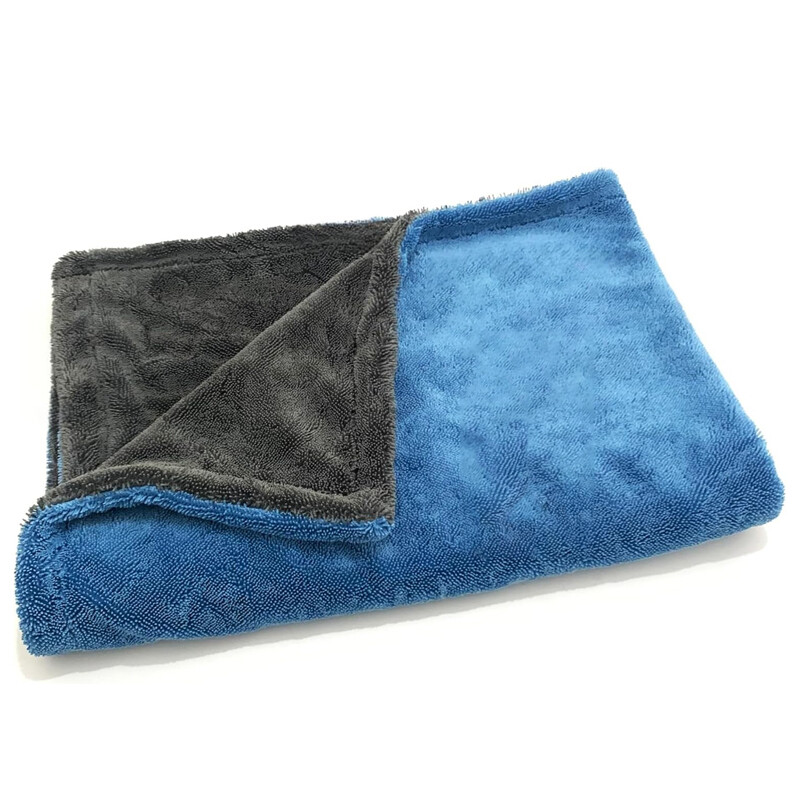 Water Absorbing Car Wash Microfiber Drying Towel Twisted Loop 24 x 16" 1200GSM gallery