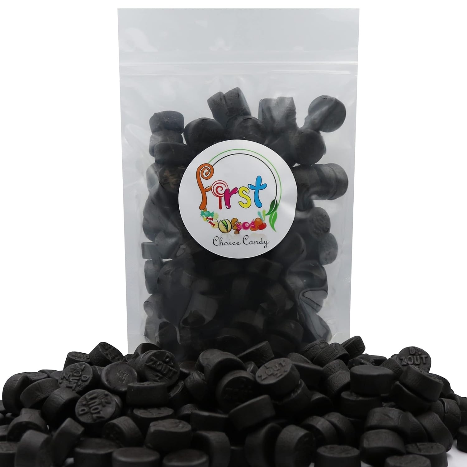 FirstChoiceCandy Black Licorice Bite Size Chewy Candy, Double Salt Licorice gallery