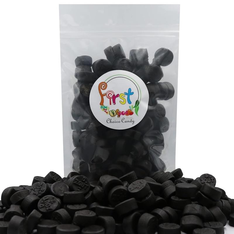FirstChoiceCandy Black Licorice Bite Size Chewy Candy, Double Salt Licorice gallery