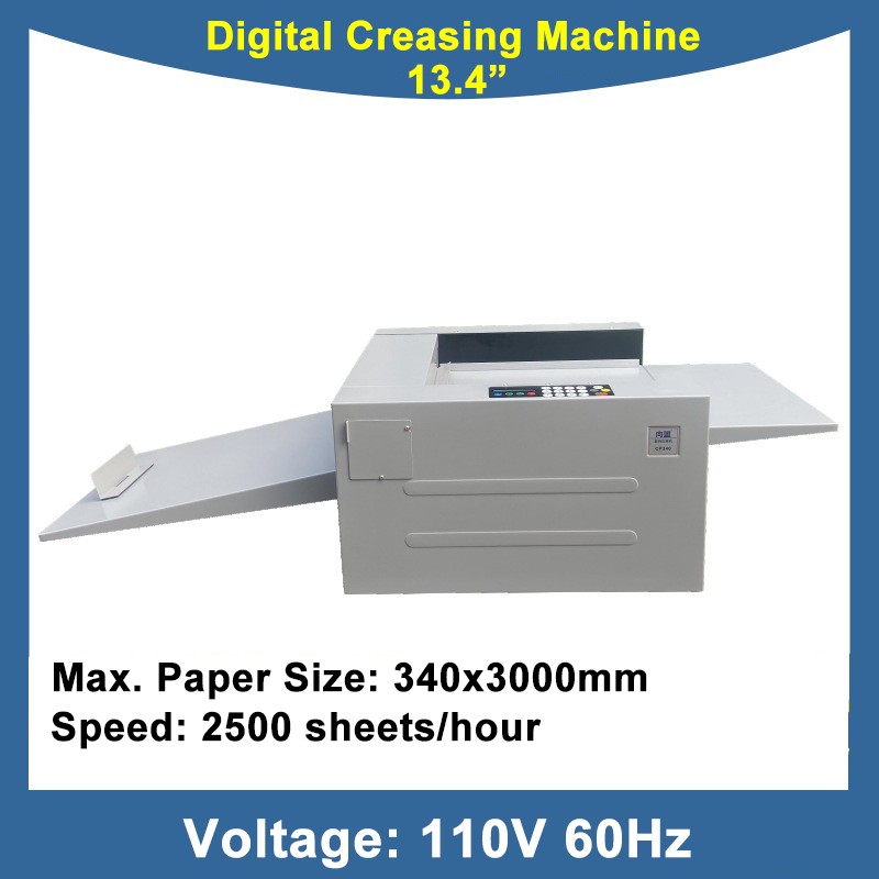 13" Digital Paper Creasing Scoring Machine High-Speed Paper Creaser 2500 Sheets gallery