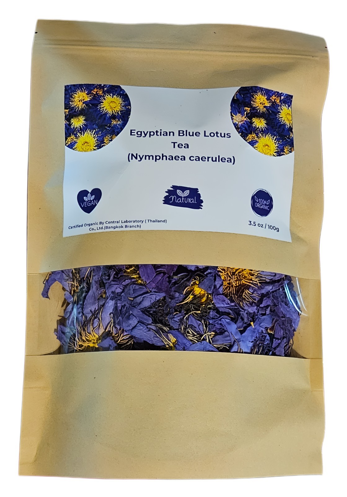 Blue Lotus (Nymphaea Caerulea) herbal tea - Bulk gallery