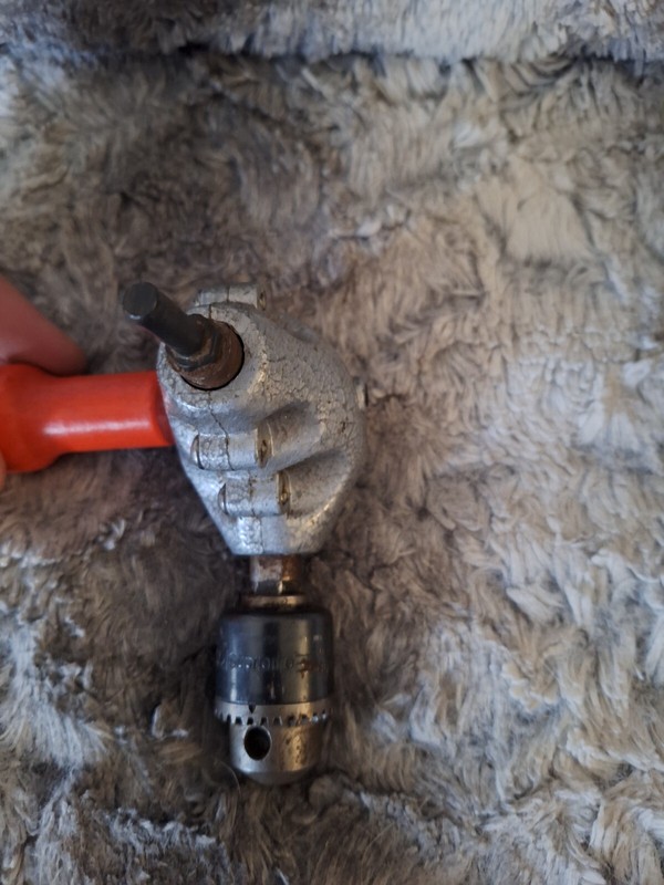 Ridged Multi Craft 90 Degree Drill Drive Handle Vintage Tool gallery