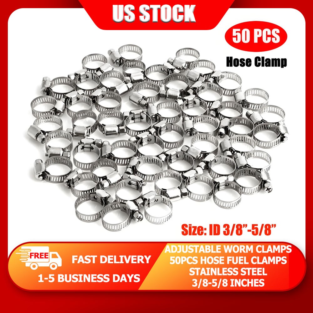 Versatile Pipe Clamp 7.8'' Length 5/16'' Width Flexible Adjustable Durable Tool