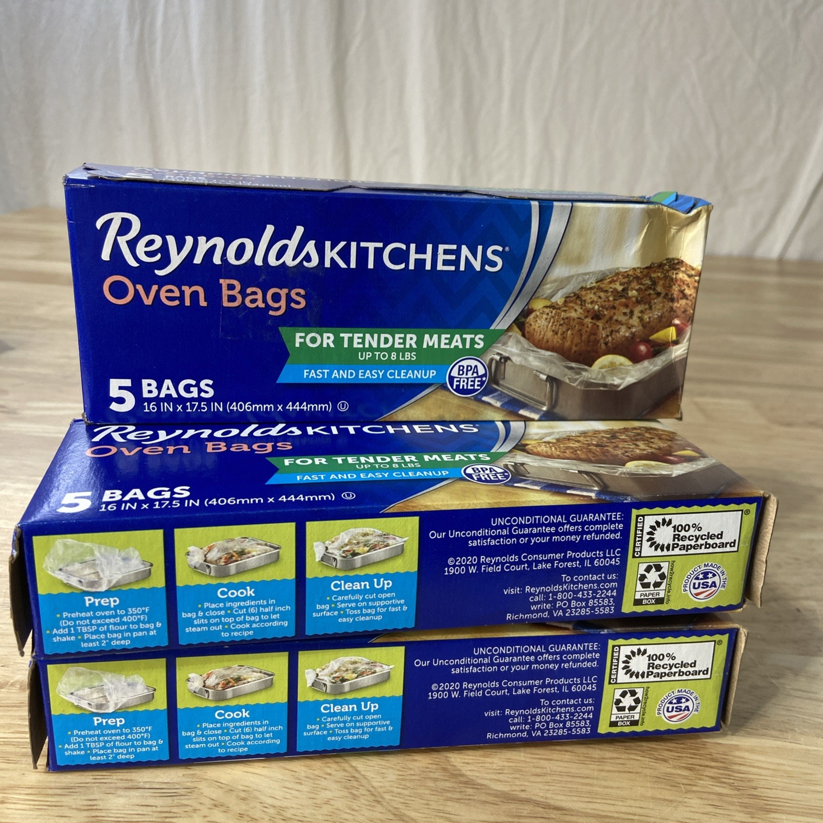 5- Reynolds B Oven Cooking Large Size for Meats & Poultry up to 8-Pounds 5 Count gallery