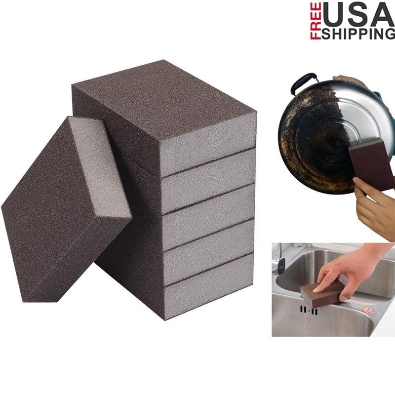 Durable High Density Sponge Cleaner Non Toxic Scrubber Kitchen Bathroom Garage gallery