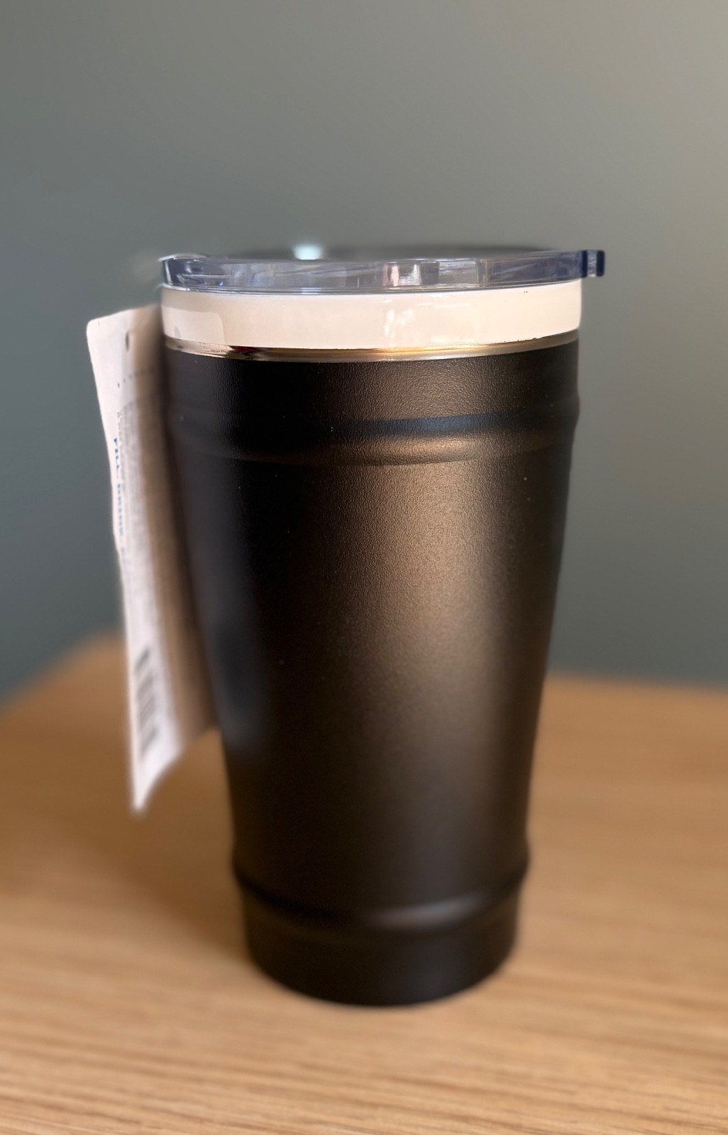 16 oz CeramiSteel - Vacuum Insulated Pint Glass Black with Lid gallery