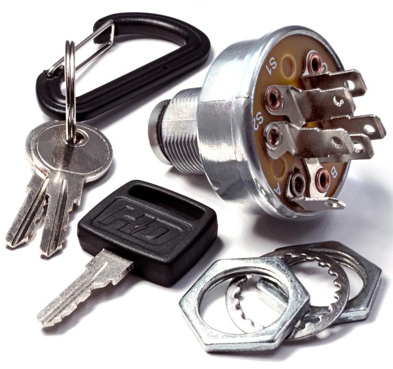Ignition Switch Key Switch Fits John Deere EZ-Trak Z225 Z235 Z245 Z255 w/ 2 Keys gallery