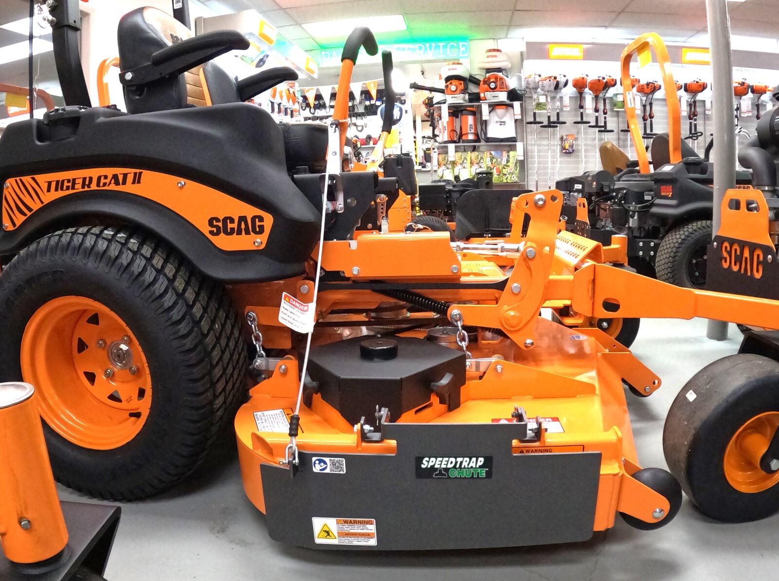 Speedtrap® Chute Blocker Scag® Tiger Cat® 2 61" Mowers (2min install! gallery