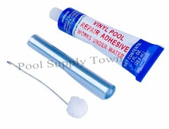 Above Ground Vinyl Liner Pool Patch Adhesive Glue Repair Kit – Work Under Water