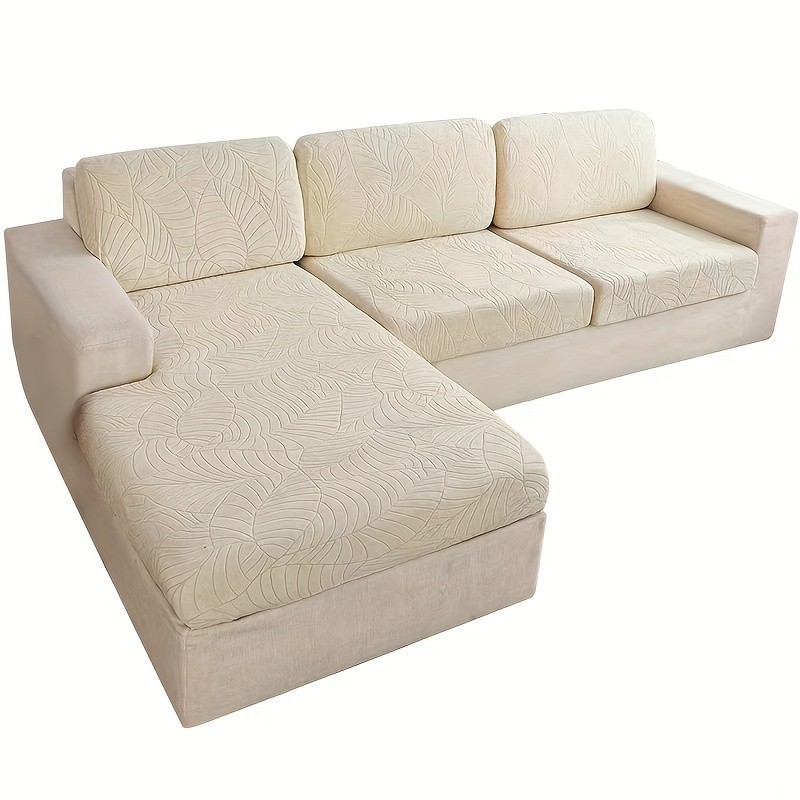 L-shaped sofa cushion cover, elastic washable sofa furniture protective cover gallery